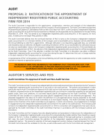 Proposal 3: Ratification of the Appointment of Independent Registered Public Accounting Firm for 2014