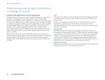 Potential Payments Upon Termination or Change in Control