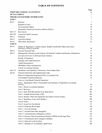 Table of Contents