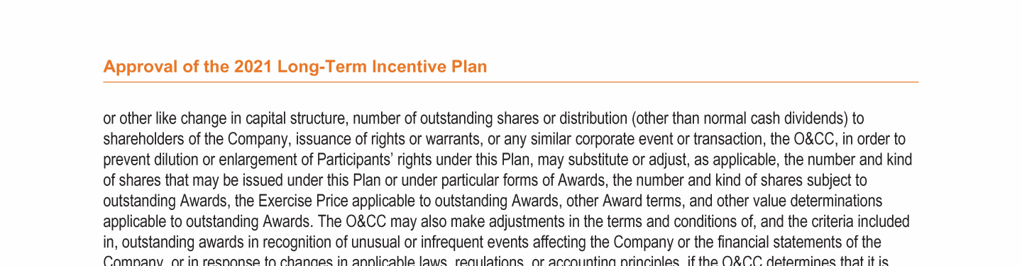 PSEG 2021 Proxy Statement