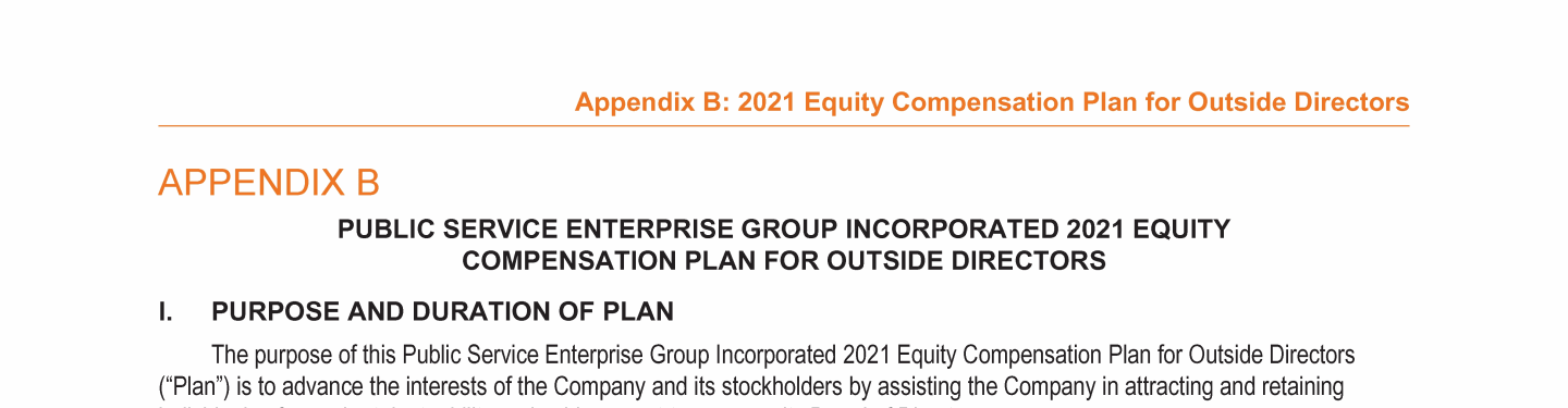 PSEG 2021 Proxy Statement