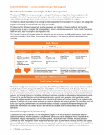 - Board and Committee Oversight of Risk Management