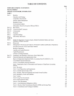 Table of Contents