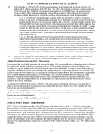 18. Stock Based Compensation