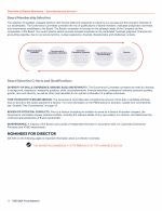 - Board Membership Selection