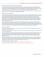 - Board and Committee Meetings and Attendance