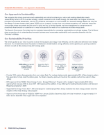 - Our Approach to Sustainability