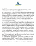 Letter to Stockholders