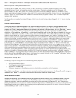 7. Management's Discussion and Analysis of Financial Condition and Results of Operations