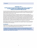 Proposal No. 2 - Ratification of the Appointment of Deloitte & Touche LLP as Xcel Energy Inc.'s Independent Registered Public Accounting Firm for 2014