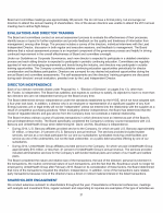 - Evaluations and Director Training